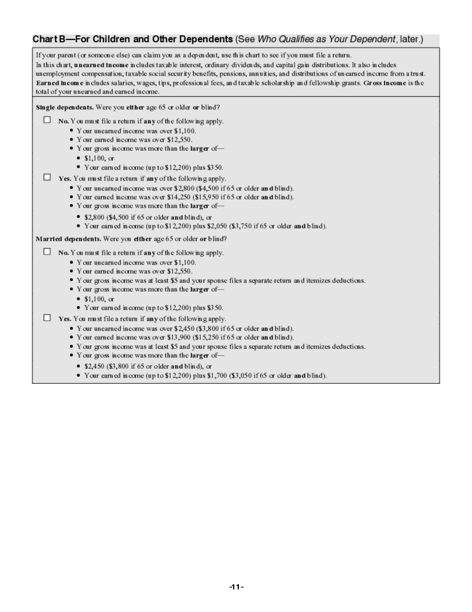 Form 1040 - Online PDF Template Form 1040 - Online PDF Template