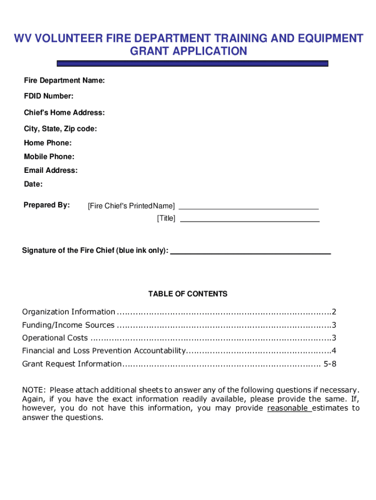 west virginia volunteer fire Preview on Page 1
