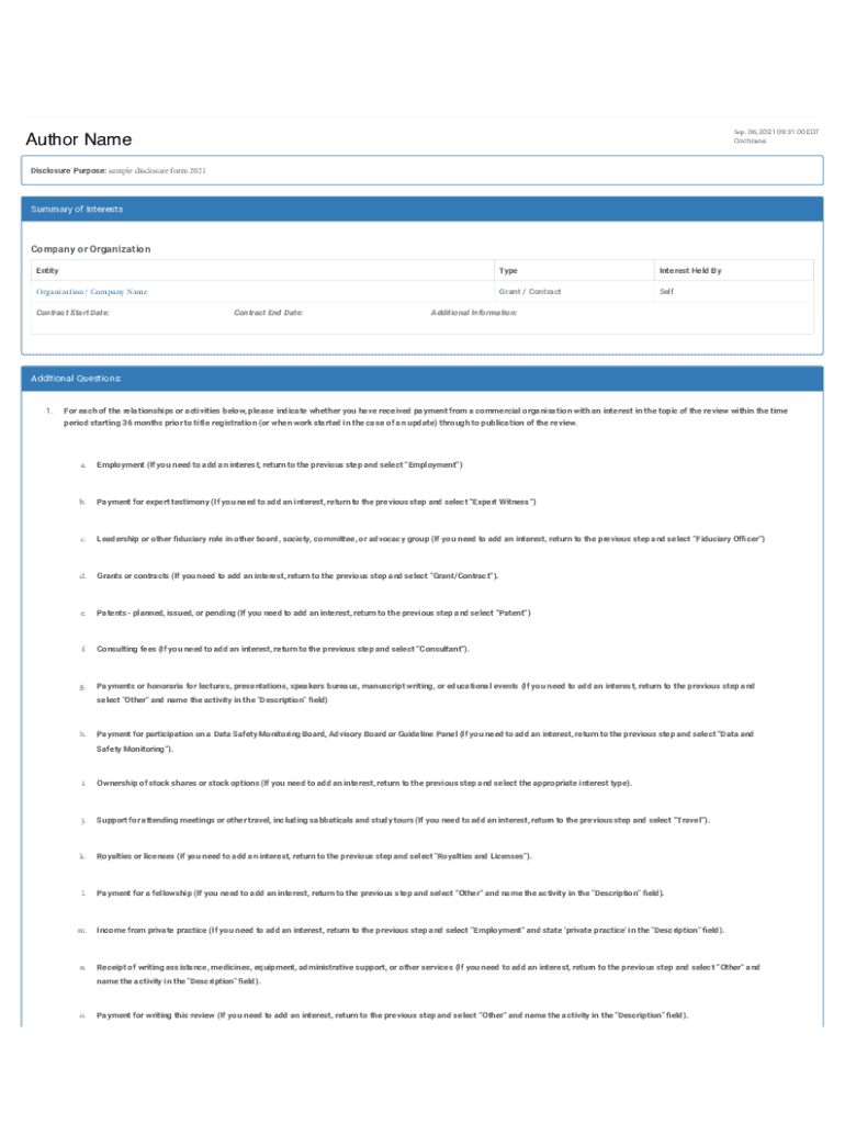Form preview