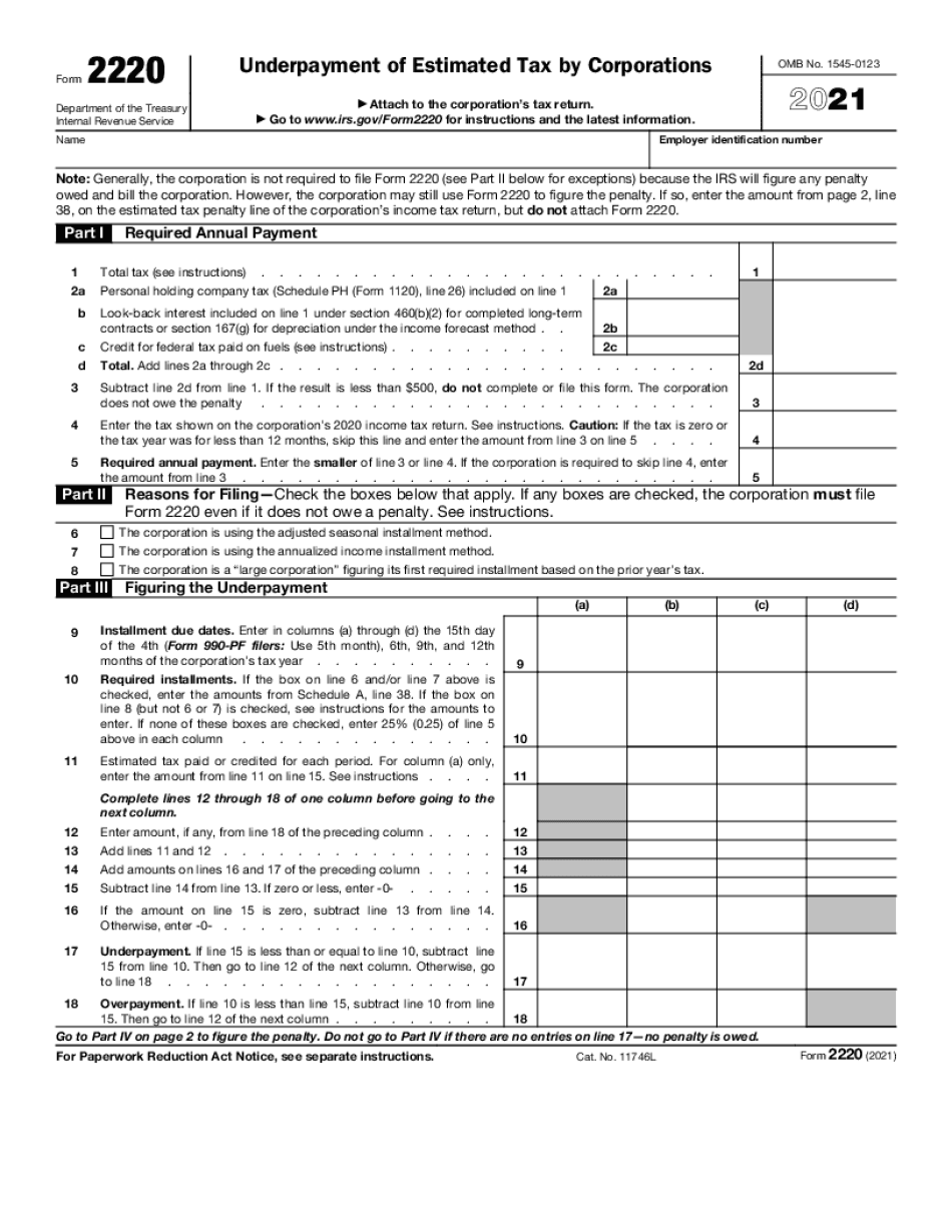 Form 2220 Comments
