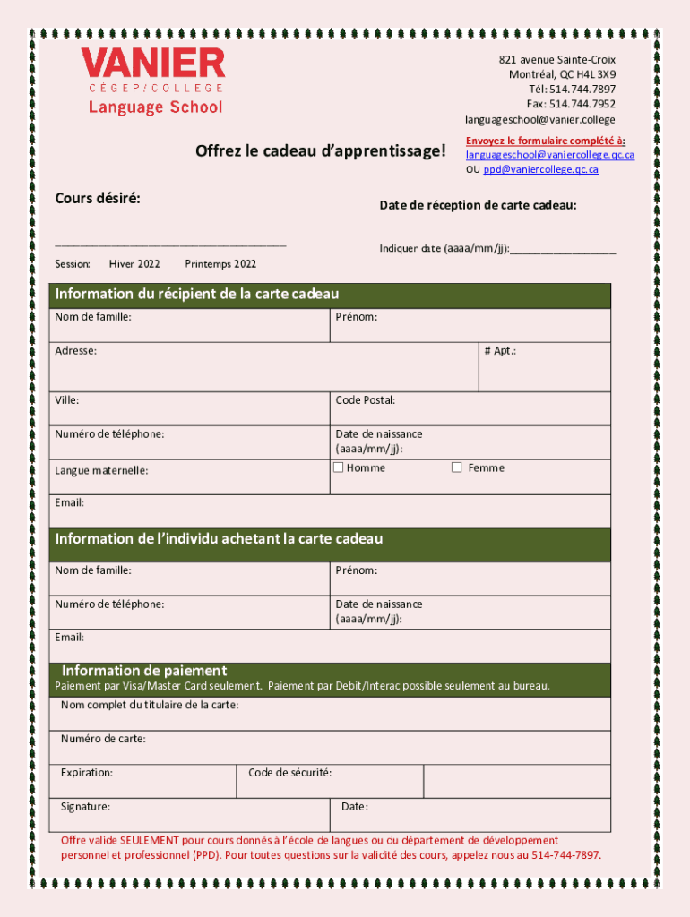 Form preview