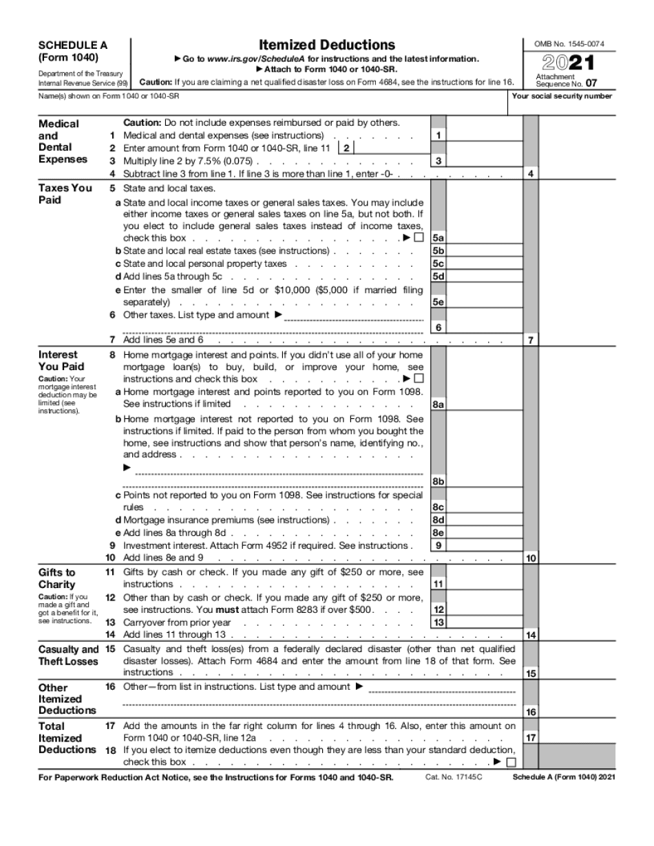 Irs schedule b form pdf