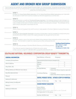 Group Benefits Submission Form