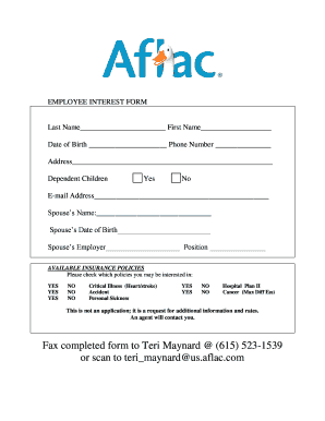 Employee Interest Form