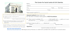 RCCD Foundation Donation Form