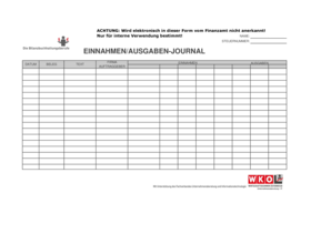 Einnahmen/Ausgaben-Journal