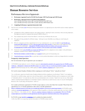 University of Florida Performance Appraisal Form