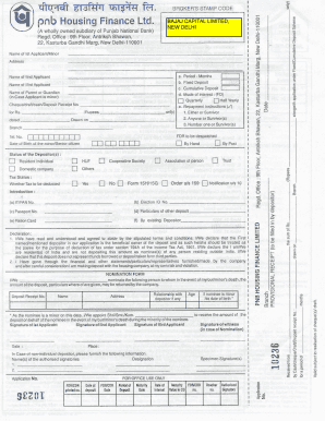 PNB Housing Finance Fixed Deposit Application