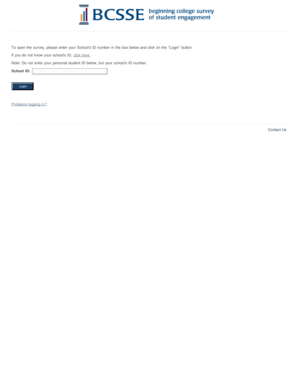 Beginning College Survey of Student Engagement