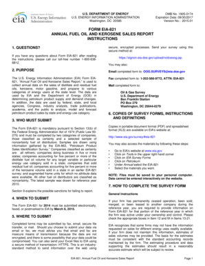 Annual Fuel Oil and Kerosene Sales Report