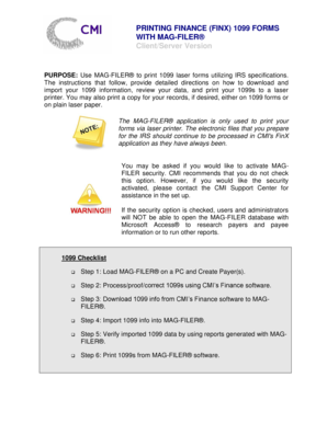 IRS 1099 Form Printing Guide