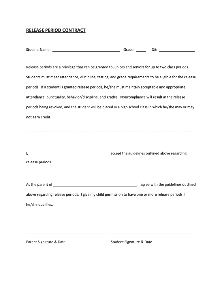 fillable-online-release-period-contract-midway-isd-fax-email-print