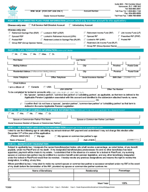 Canadian Western Trust New Account Application Form