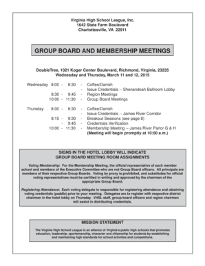 online meeting agenda