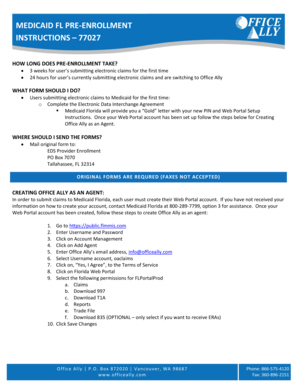 Florida Medicaid Electronic Data Interchange Agreement