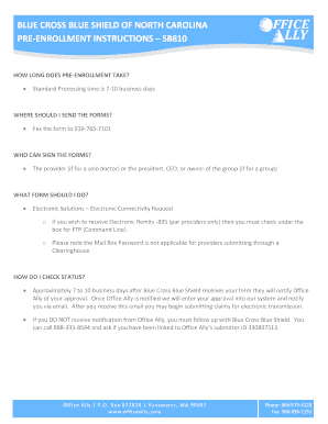 Blue Cross Blue Shield of North Carolina Electronic Connectivity Request