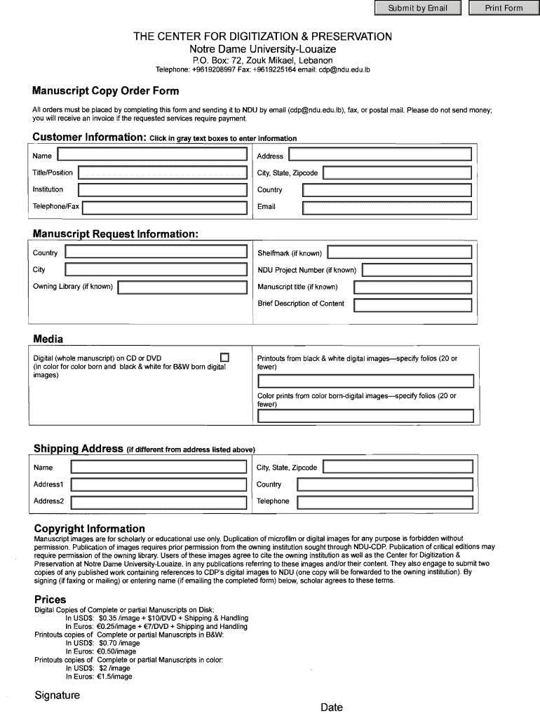 Form preview