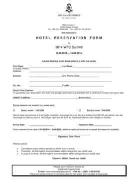 Hotel Reservation Form