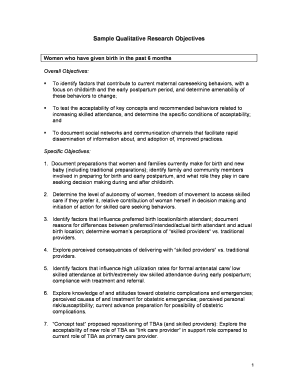 qualitative research objectives pdf