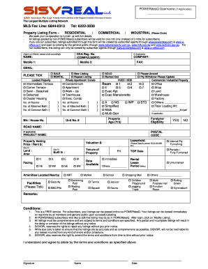 Property Listing Form