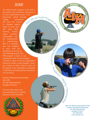 AIM Youth Program Registration Form