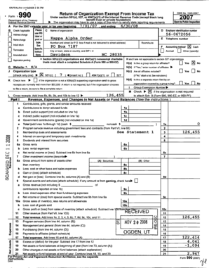 IRS Form 990 2007