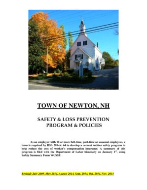Newton Safety Policy Manualdoc - newton-nh