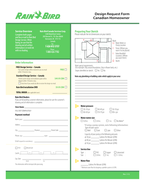 Canadian Homeowner Design Request Form