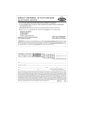 Berkley Line Rebate Form