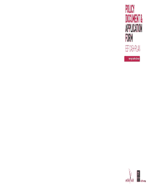 EEF Cash Plan Application Form
