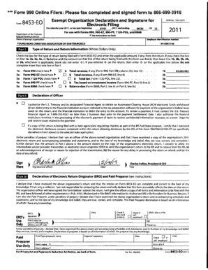 IRS Form 990 2011