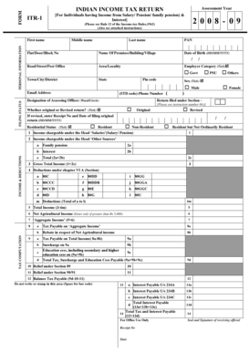 Indian Income Tax Return ITR-1