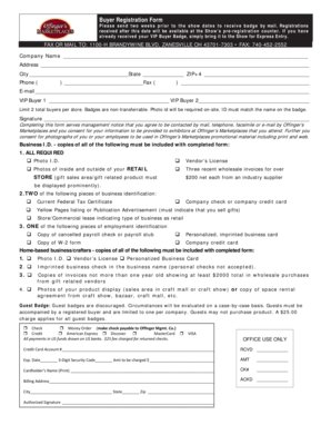Buyer Registration Form