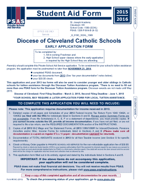 Private School Aid Service Application