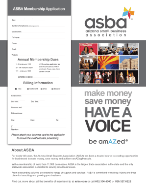 ASBA Membership Application