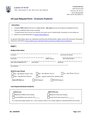 us loan request form ubc