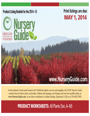 Plants Oregon Ociation Of Nurseries Fill Online Printable Fastigiata