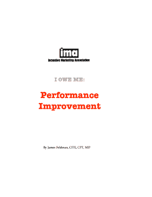 I OWE ME Performance Improvement
