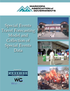 Special Events Travel Forecasting Model and Collection of Special ... - azmag