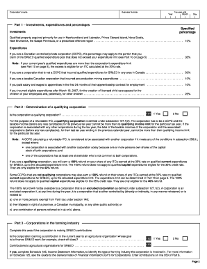 Schedule 31 Investment Tax Credit Form