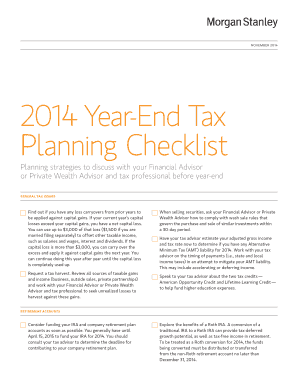 Fillable Online 2014 Year-End Tax Fax Email Print - pdfFiller