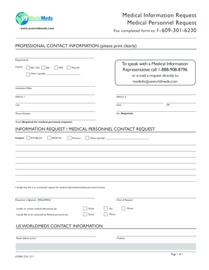 Medical Information Request Form