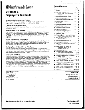 IRS Employer's Tax Guide