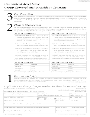 Comprehensive Accident Insurance Application