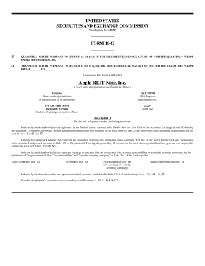 Apple REIT Nine, Inc. - Apple Hospitality REIT