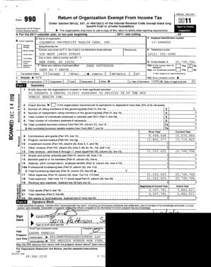 Form 990 Return of Organization Exempt From Income Tax