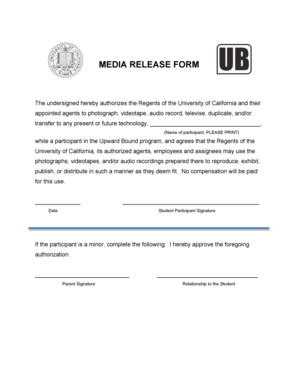 Media Release Form