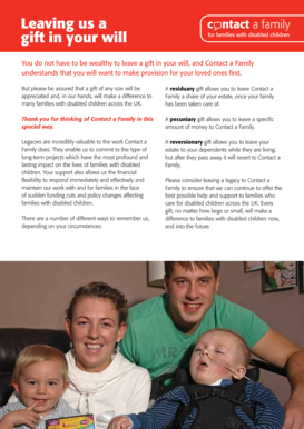 Contact a Family Legacy Gift Form