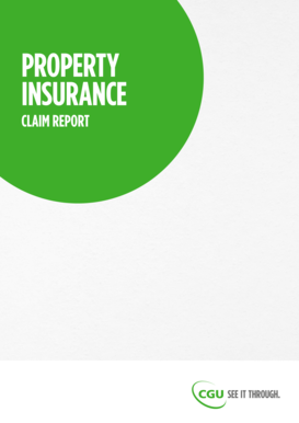 Property Insurance Claim Report