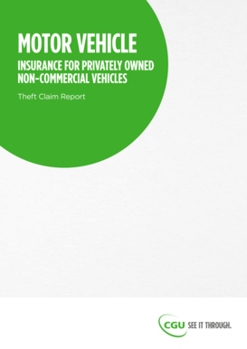 Motor Vehicle Theft Claim Report